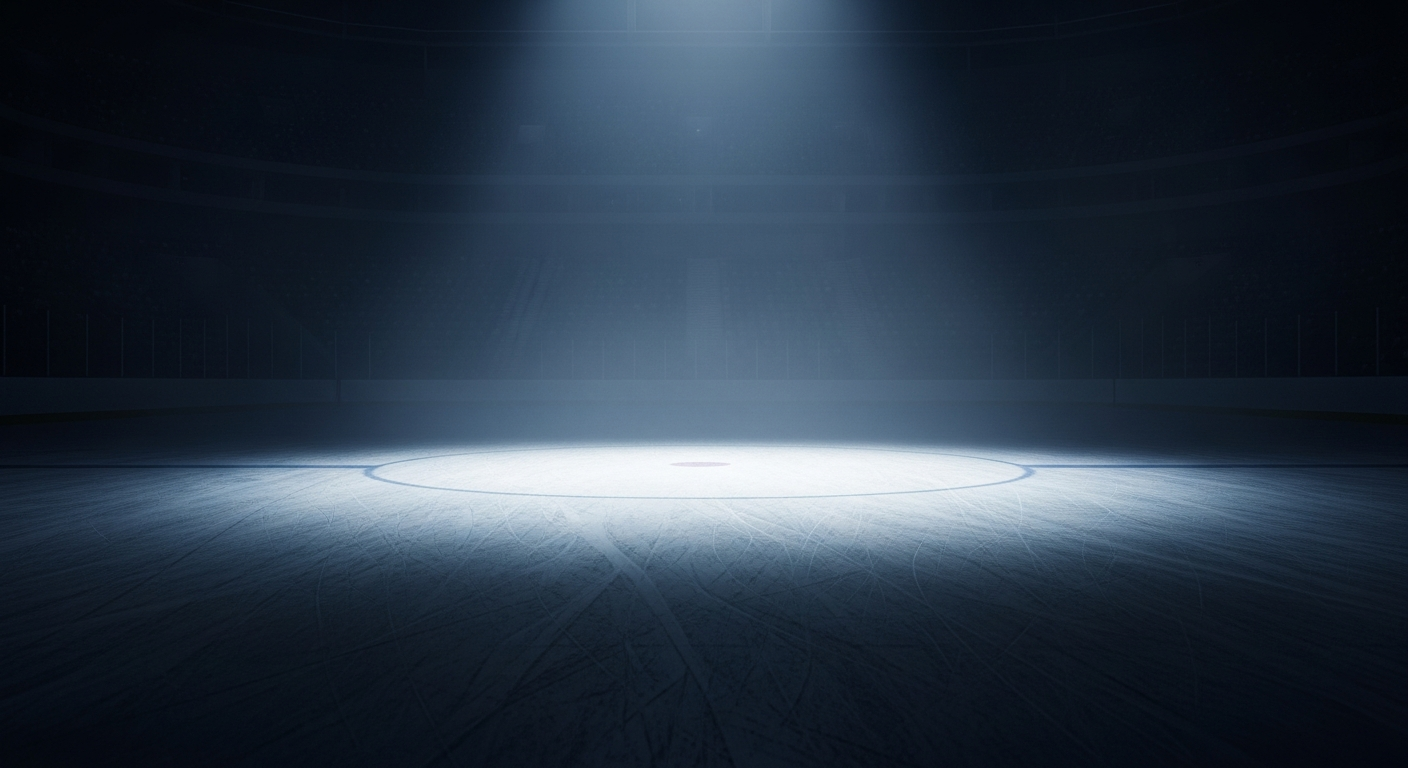 Hockey rink background
